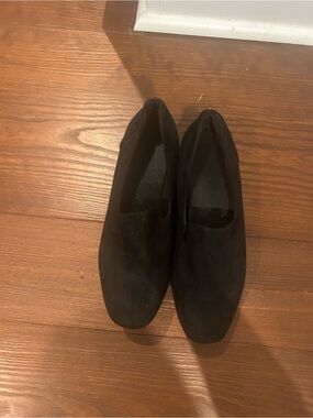 SHEIN Men's Black Suede Slip-On Loafers